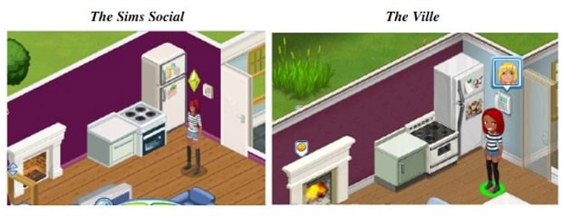 The Sims Social vs The Ville